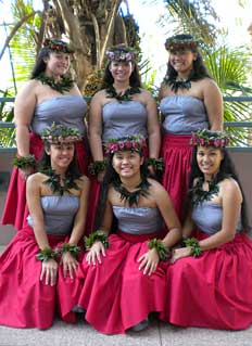 The Wahine of Nani Ola Hawaiian Dance Company